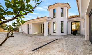 Mediterranean luxury villa for sale with a contemporary feel and stunning sea views in the exclusive La Zagaleta Golf resort, Benahavis - Marbella 49354 