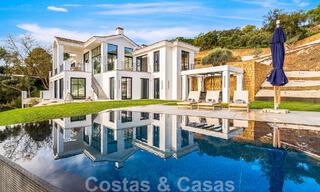 Mediterranean luxury villa for sale with a contemporary feel and stunning sea views in the exclusive La Zagaleta Golf resort, Benahavis - Marbella 49357 
