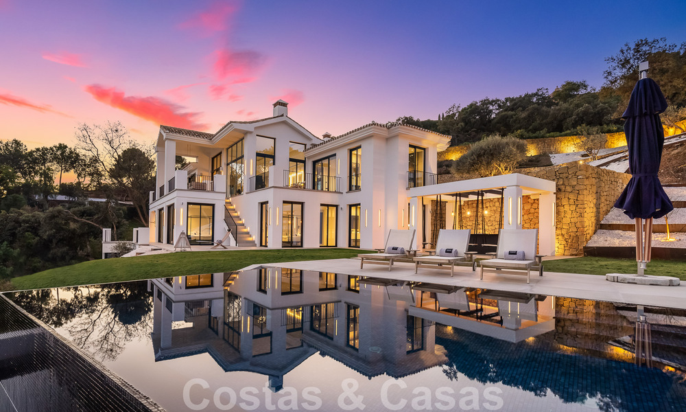 Mediterranean luxury villa for sale with a contemporary feel and stunning sea views in the exclusive La Zagaleta Golf resort, Benahavis - Marbella 49361