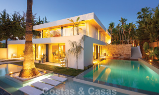 Modern luxury villa for sale with contemporary design, located a short distance from Puerto Banus, Marbella 49437 