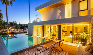 Modern luxury villa for sale with contemporary design, located a short distance from Puerto Banus, Marbella 49438 