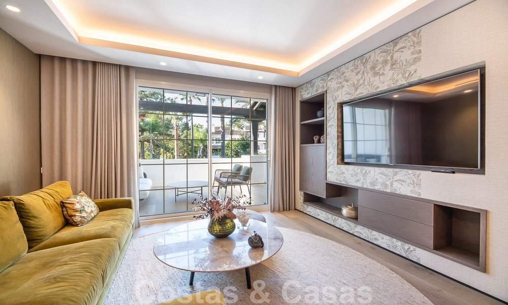 Sophisticated apartment for sale a few steps from the beach, located in Puente Romano on the Golden Mile in Marbella 49765