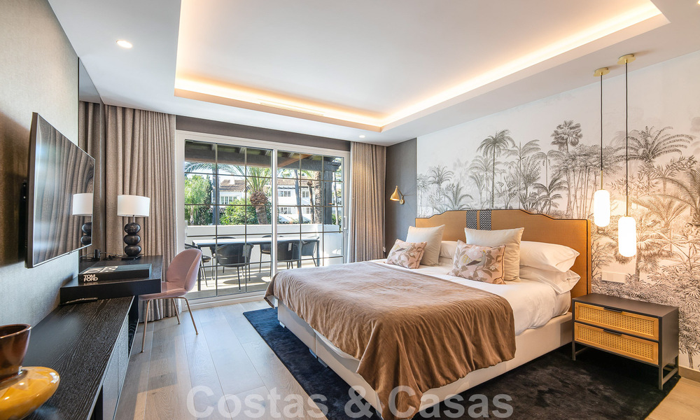 Sophisticated apartment for sale a few steps from the beach, located in Puente Romano on the Golden Mile in Marbella 49772