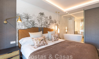 Sophisticated apartment for sale a few steps from the beach, located in Puente Romano on the Golden Mile in Marbella 49773 