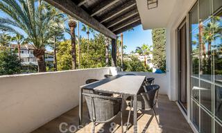 Sophisticated apartment for sale a few steps from the beach, located in Puente Romano on the Golden Mile in Marbella 49781 