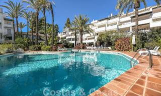 Sophisticated apartment for sale a few steps from the beach, located in Puente Romano on the Golden Mile in Marbella 49794 
