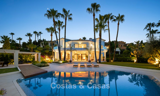 Mediterranean, luxury villa for sale in prestigious residential area surrounded by Nueva Andalucia's valley golf courses, Marbella 54151 