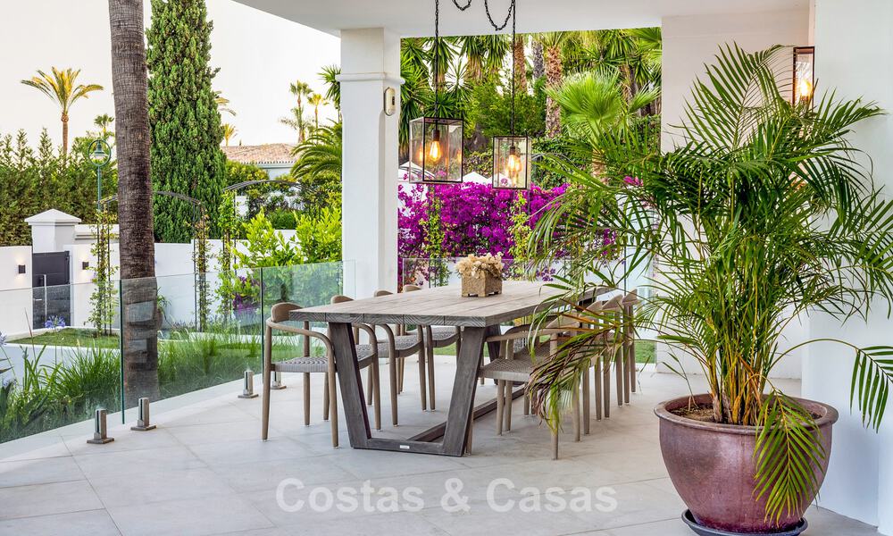 Mediterranean, luxury villa for sale in prestigious residential area surrounded by Nueva Andalucia's valley golf courses, Marbella 54155