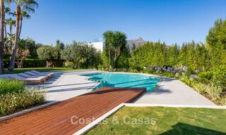 Mediterranean, luxury villa for sale in prestigious residential area surrounded by Nueva Andalucia's valley golf courses, Marbella 54157 