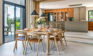 Mediterranean, luxury villa for sale in prestigious residential area surrounded by Nueva Andalucia's valley golf courses, Marbella 54163 