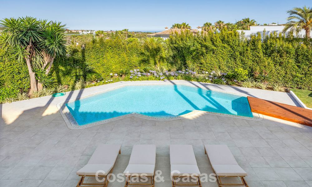Mediterranean, luxury villa for sale in prestigious residential area surrounded by Nueva Andalucia's valley golf courses, Marbella 54211