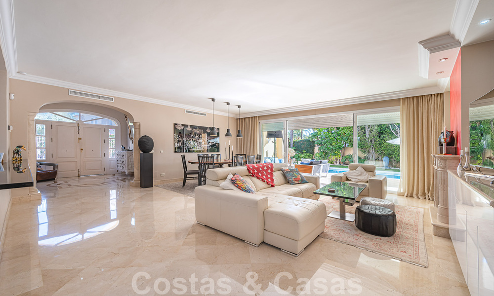 Outstanding Andalusian-style luxury villa for sale, walking distance to the beach, on Marbella's Golden Mile 50765