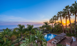 Andalusian luxury villa for sale with breath-taking panoramic sea views located in Los Monteros, Marbella 50938 