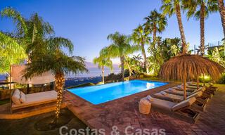 Andalusian luxury villa for sale with breath-taking panoramic sea views located in Los Monteros, Marbella 50940 