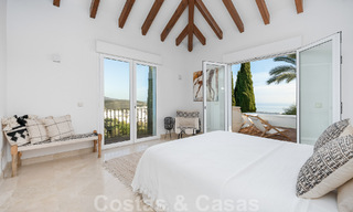 Andalusian luxury villa for sale with breath-taking panoramic sea views located in Los Monteros, Marbella 50978 
