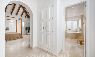 Andalusian luxury villa for sale with breath-taking panoramic sea views located in Los Monteros, Marbella 50984 