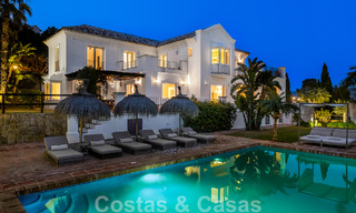 Andalusian luxury villa for sale with breath-taking panoramic sea views located in Los Monteros, Marbella 50989 