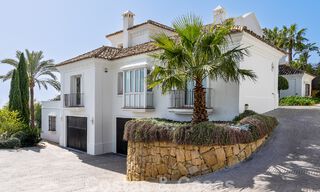 Andalusian luxury villa for sale with breath-taking panoramic sea views located in Los Monteros, Marbella 50998 