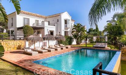 Andalusian luxury villa for sale with breath-taking panoramic sea views located in Los Monteros, Marbella 51003