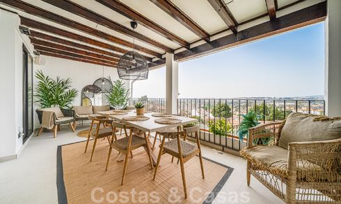 Stunning penthouse for sale with sea and mountain views, walking distance to amenities in Nueva Andalucia, Marbella 50738