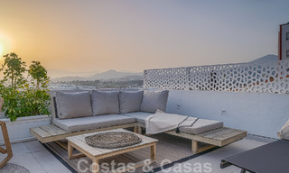 Stunning penthouse for sale with sea and mountain views, walking distance to amenities in Nueva Andalucia, Marbella 50751 