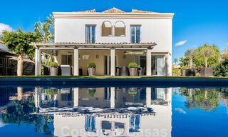 Mediterranean luxury villa for sale with 5 bedrooms in prestigious golf surroundings in Nueva Andalucia's valley, Marbella 50844 