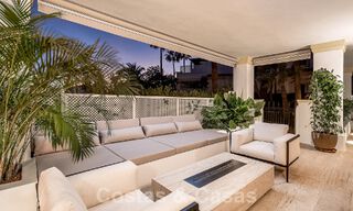 Spacious luxury 4-bedroom apartment for sale in an exclusive complex, on the prestigious Golden Mile, Marbella 50873 