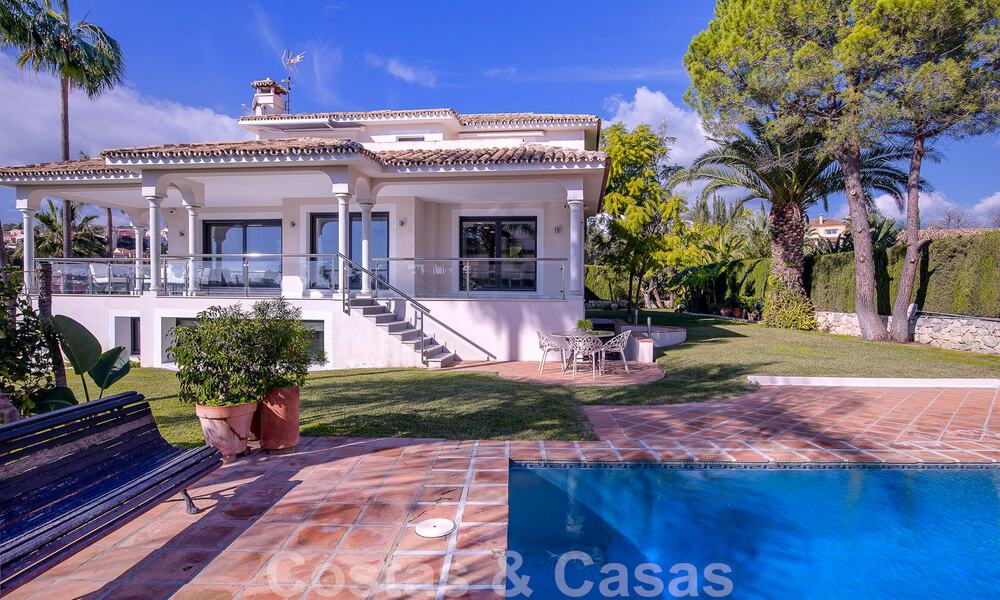 Spanish luxury villa for sale with Mediterranean architecture located in the heart of Nueva Andalucia's golf valley in Marbella 50658