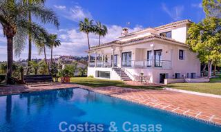 Spanish luxury villa for sale with Mediterranean architecture located in the heart of Nueva Andalucia's golf valley in Marbella 50674 