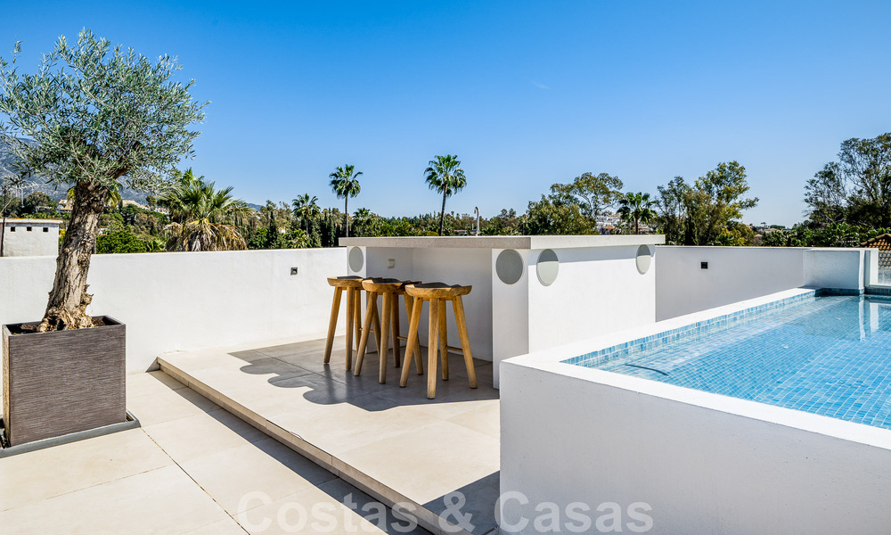 Contemporary, detached villa for sale with charming outdoor spaces and heated pool in Nueva Andalucia, Marbella 51069