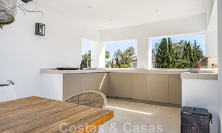 Contemporary, detached villa for sale with charming outdoor spaces and heated pool in Nueva Andalucia, Marbella 51071 