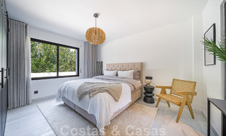 Contemporary, detached villa for sale with charming outdoor spaces and heated pool in Nueva Andalucia, Marbella 51079 
