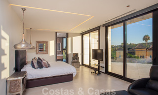 Sophisticated modern-style designer villa for sale in a gated community in Nueva Andalucia's golf valley, Marbella 50623 