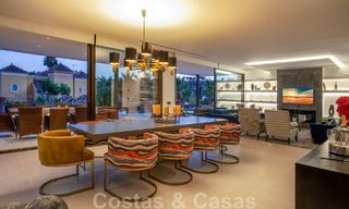 Sophisticated modern-style designer villa for sale in a gated community in Nueva Andalucia's golf valley, Marbella 50629 