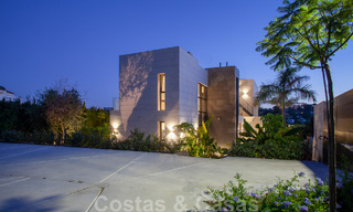 Sophisticated modern-style designer villa for sale in a gated community in Nueva Andalucia's golf valley, Marbella 50639 