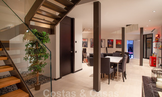 Sophisticated modern-style designer villa for sale in a gated community in Nueva Andalucia's golf valley, Marbella 50643 