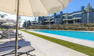 Move-in ready, modern 3-bedroom apartment for sale in a golf resort on the New Golden Mile, between Marbella and Estepona 50785 