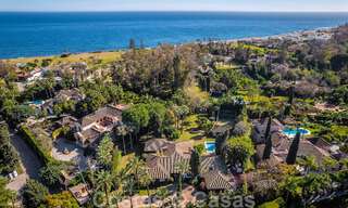 Detached Mediterranean-style luxury villa for sale a stone's throw from the beach and amenities in prestigious Guadalmina Baja in Marbella 51240 