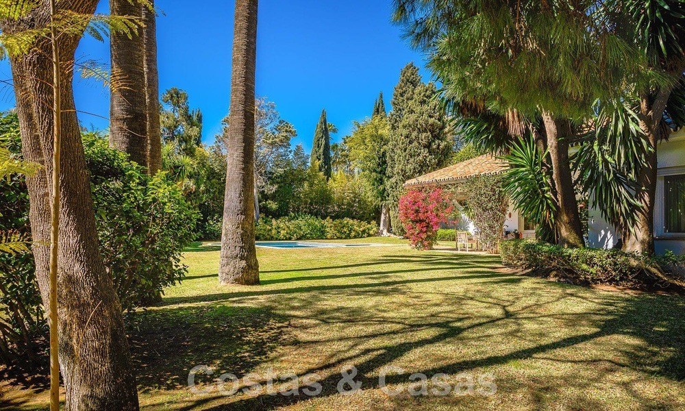 Detached Mediterranean-style luxury villa for sale a stone's throw from the beach and amenities in prestigious Guadalmina Baja in Marbella 51271