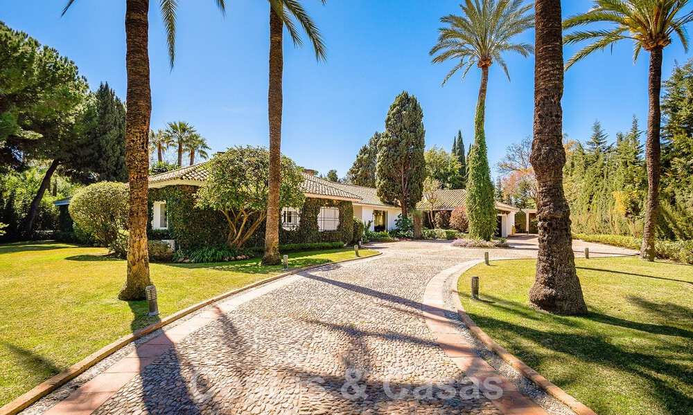 Detached Mediterranean-style luxury villa for sale a stone's throw from the beach and amenities in prestigious Guadalmina Baja in Marbella 51277