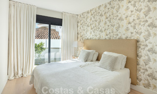 Spanish luxury villa for sale with contemporary Mediterranean architecture located in the heart of Nueva Andalucia's golf valley in Marbella 51213 