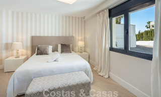 Spanish luxury villa for sale with contemporary Mediterranean architecture located in the heart of Nueva Andalucia's golf valley in Marbella 51231 