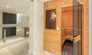 Spanish luxury villa for sale with contemporary Mediterranean architecture located in the heart of Nueva Andalucia's golf valley in Marbella 51233 