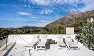 Spacious semi-detached house for sale with spectacular sea views, in Sierra Blanca on the Golden Mile of Marbella 51102 