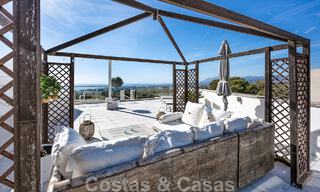 Spacious semi-detached house for sale with spectacular sea views, in Sierra Blanca on the Golden Mile of Marbella 51103 