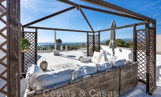 Spacious semi-detached house for sale with spectacular sea views, in Sierra Blanca on the Golden Mile of Marbella 51103 