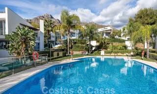 Spacious semi-detached house for sale with spectacular sea views, in Sierra Blanca on the Golden Mile of Marbella 51115 