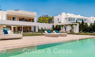 Exclusive designer villa for sale on frontline beach with undisturbed sea views on the New Golden Mile between Marbella and Estepona 51200 