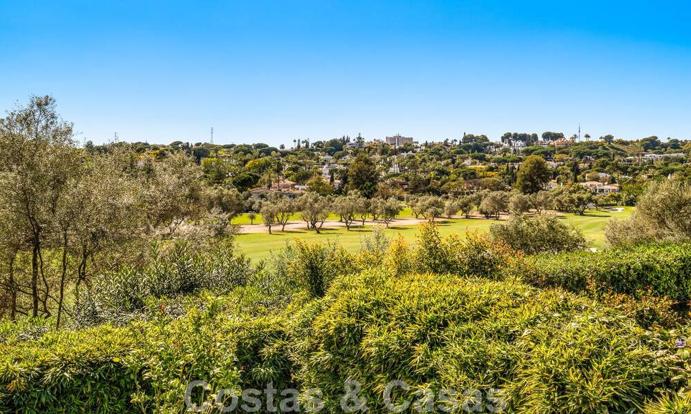 Move-in ready luxury villa for sale adjacent to Las Brisas golf course, in a gated community in Nueva Andalucia's golf valley, Marbella 51450