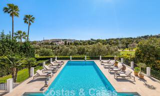 Move-in ready luxury villa for sale adjacent to Las Brisas golf course, in a gated community in Nueva Andalucia's golf valley, Marbella 51457 